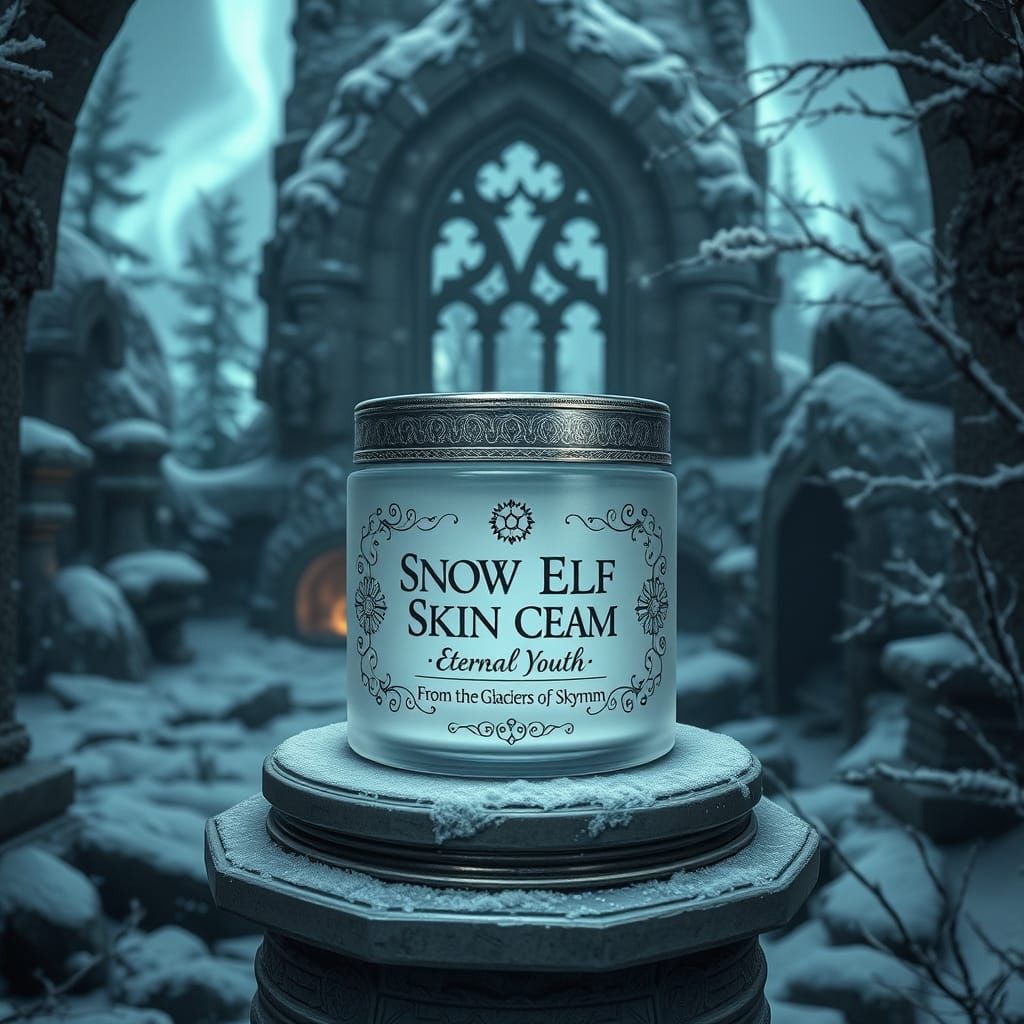 Snow Elf Skin Cream in Ancient Falmer Ruin