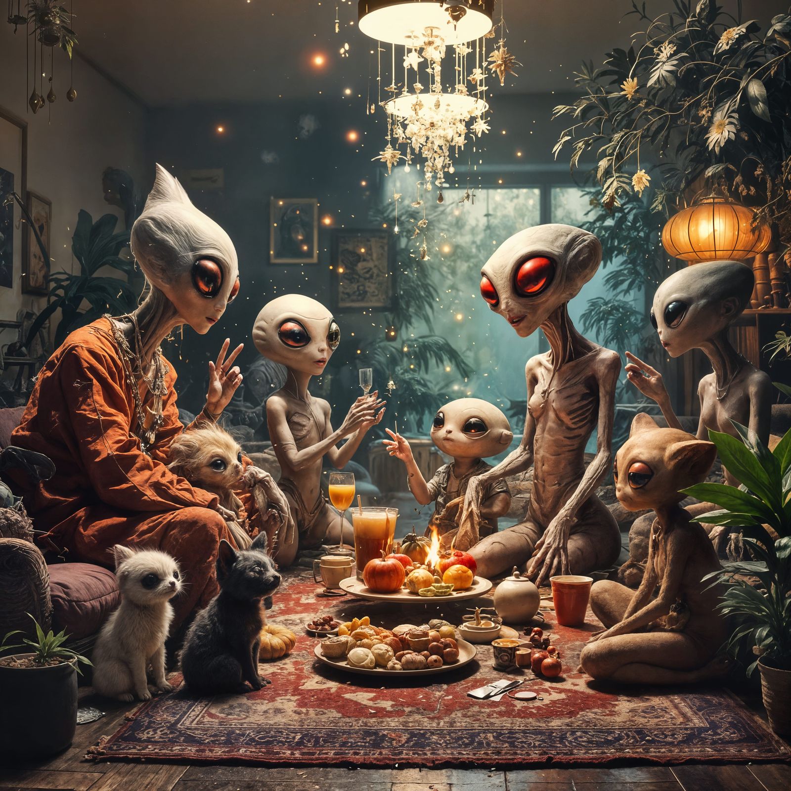 family time at grandmas house...