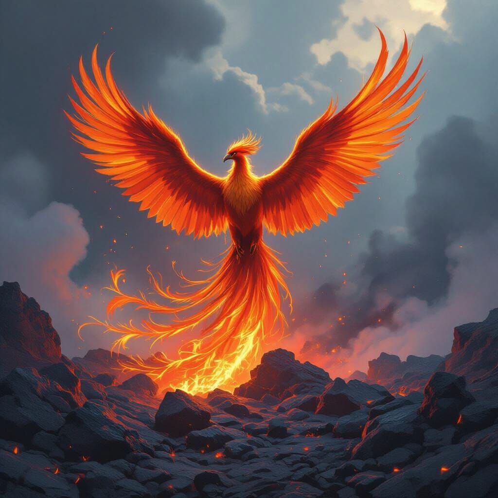 Phoenix Rising: Epic Fantasy Art