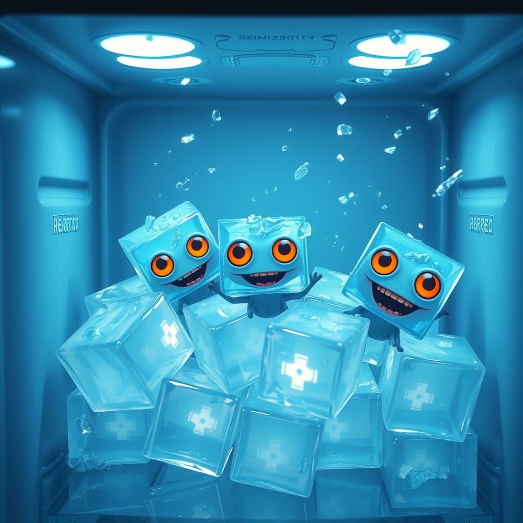 Frozen Escapades in Vibrant Splendor