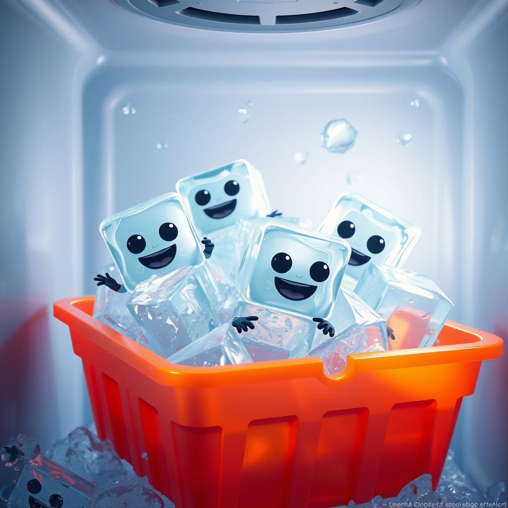 Sentient Ice Cubes Make Their Great Escape