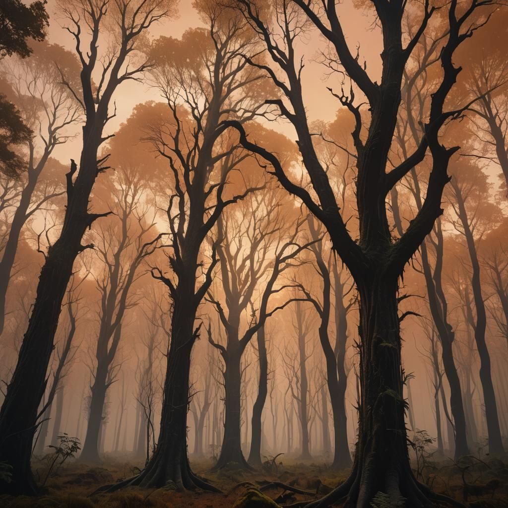 Alien Forest: Cinematic Bioluminescent Landscape