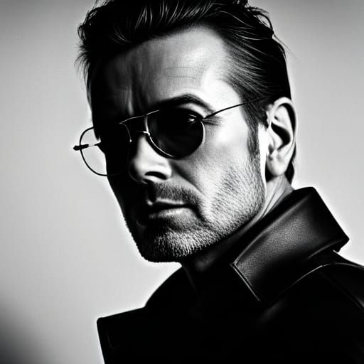 Iconic Portrait in Black and White