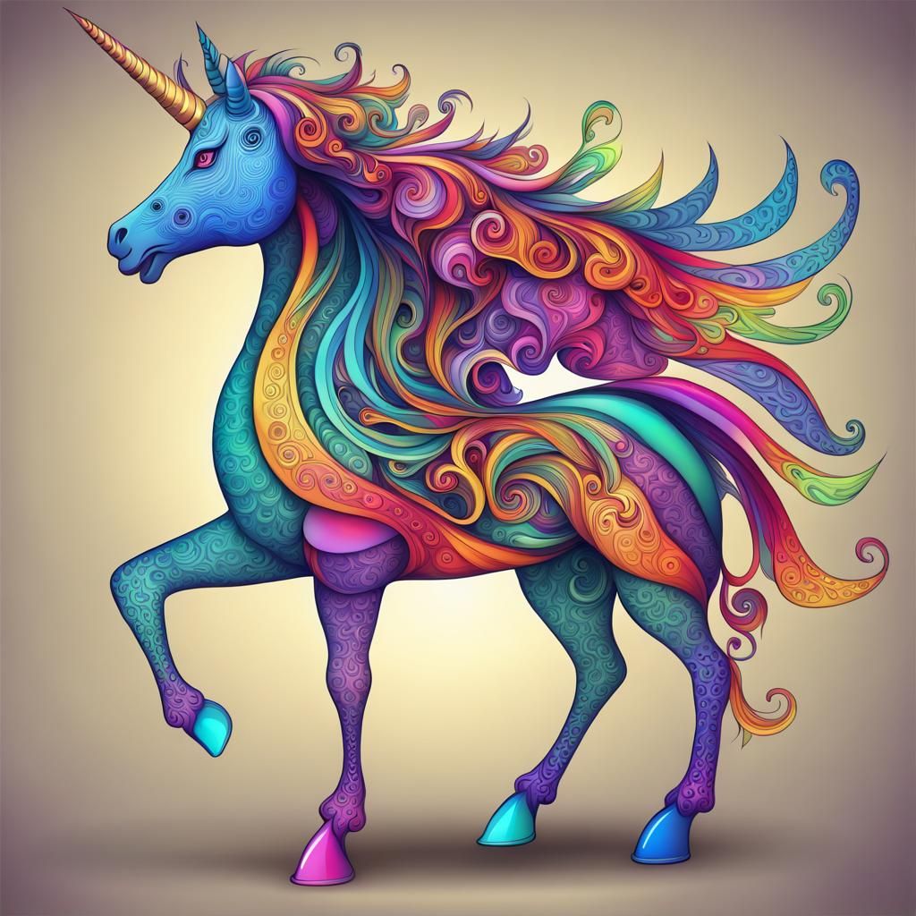 Winged Unicorn -OR- Horned Pegasus?