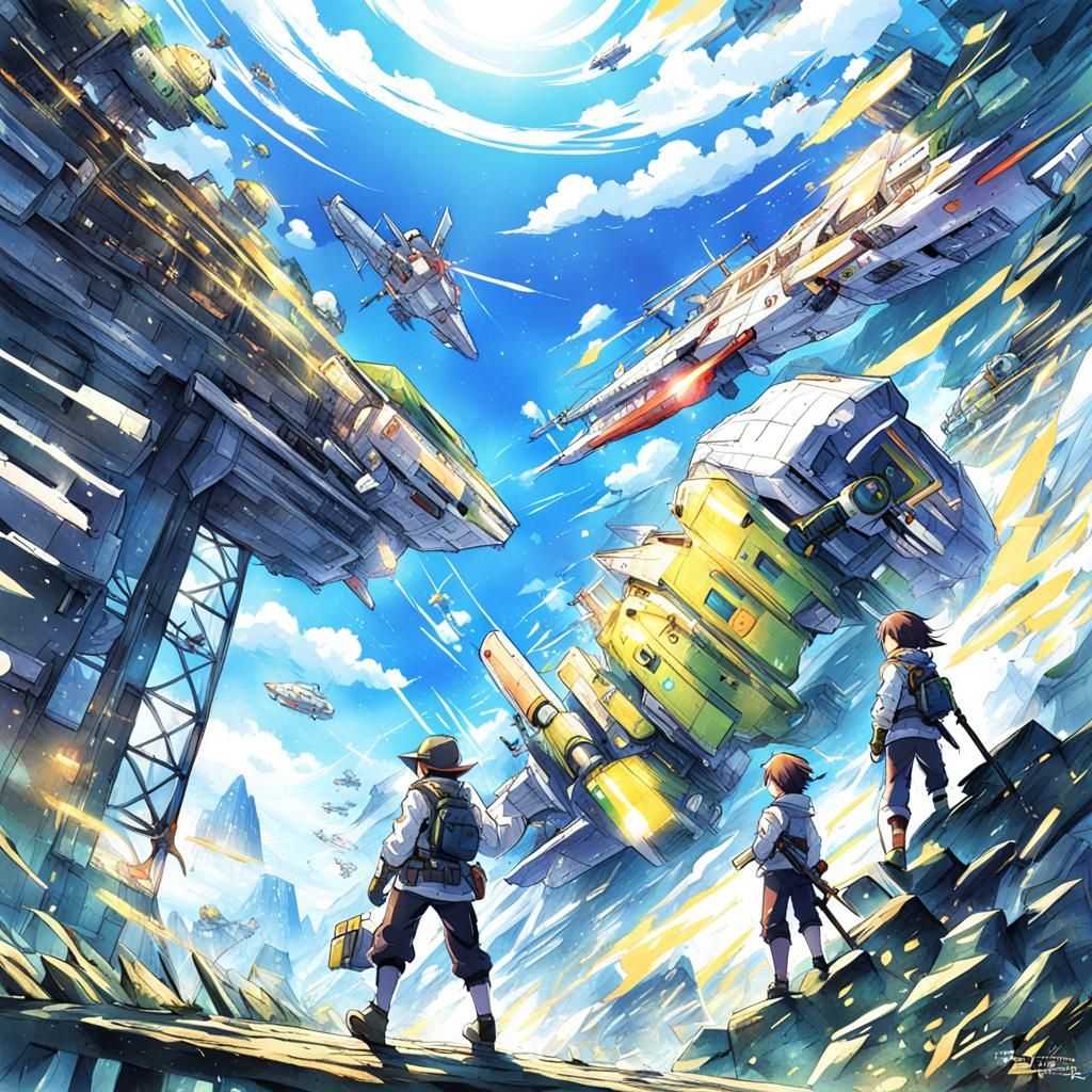 Anime Style Explorer in Japanese Manga Art