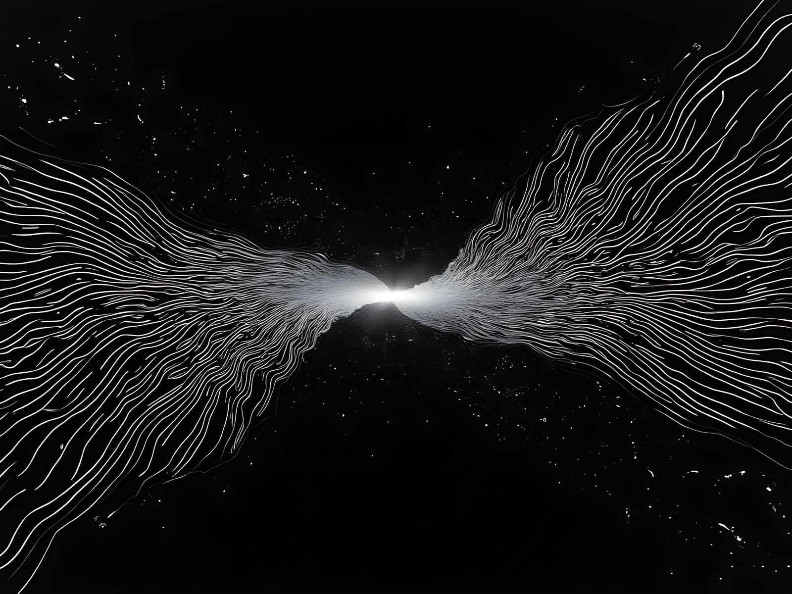 Expressive Divergent Forms in Contrasting Black and Night Sh...