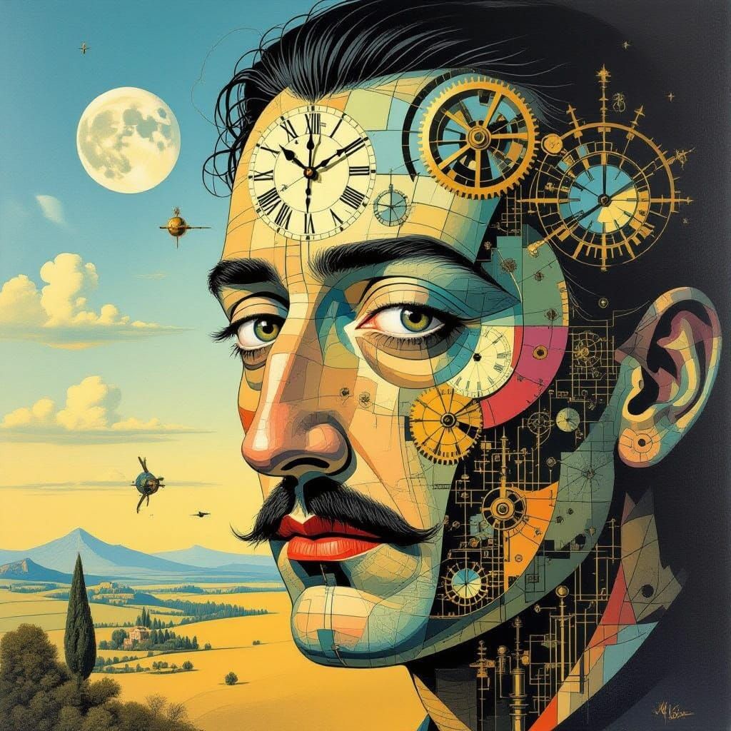 Ethereal Harmony of Clockwork and Nature