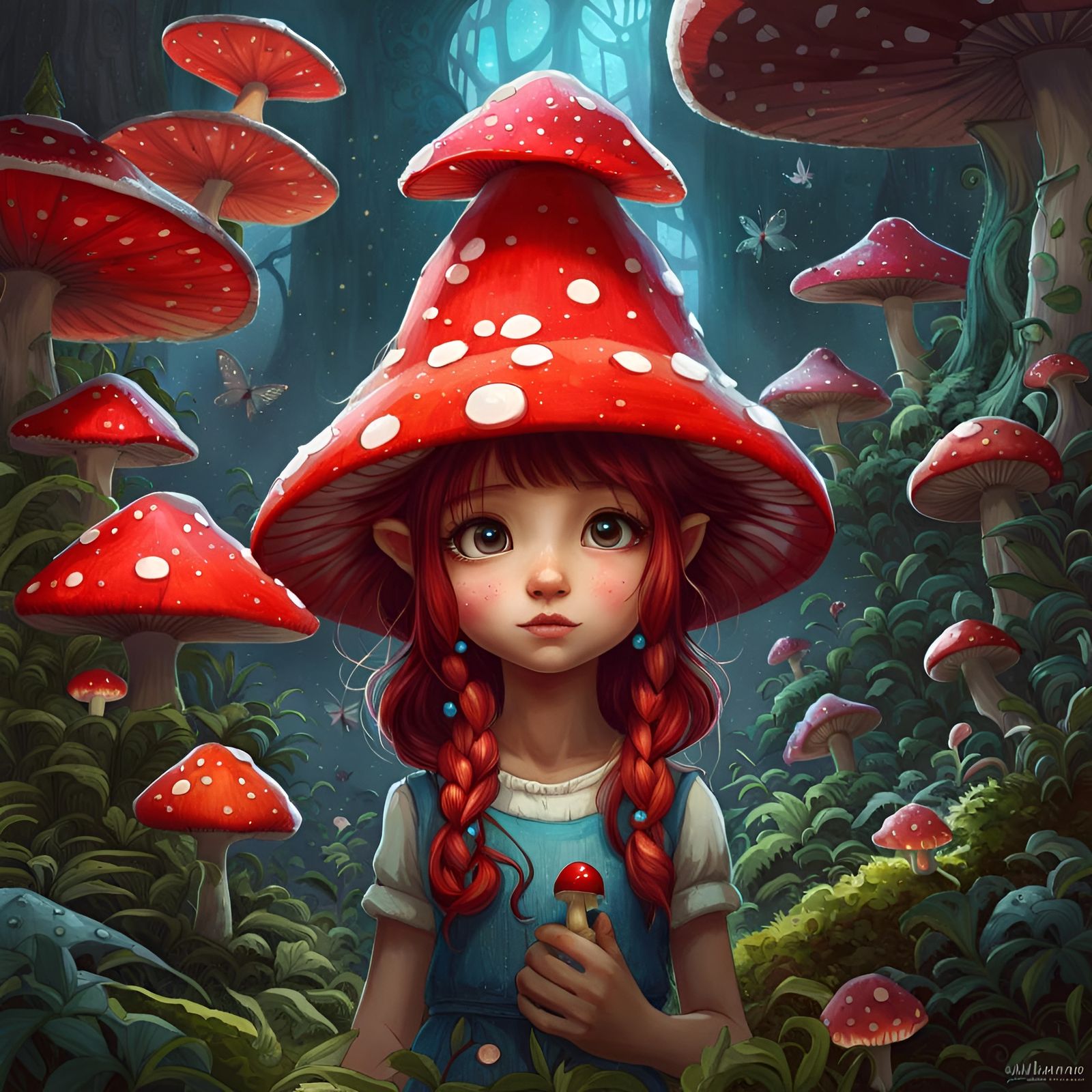Cutesy Mushroom Pixie