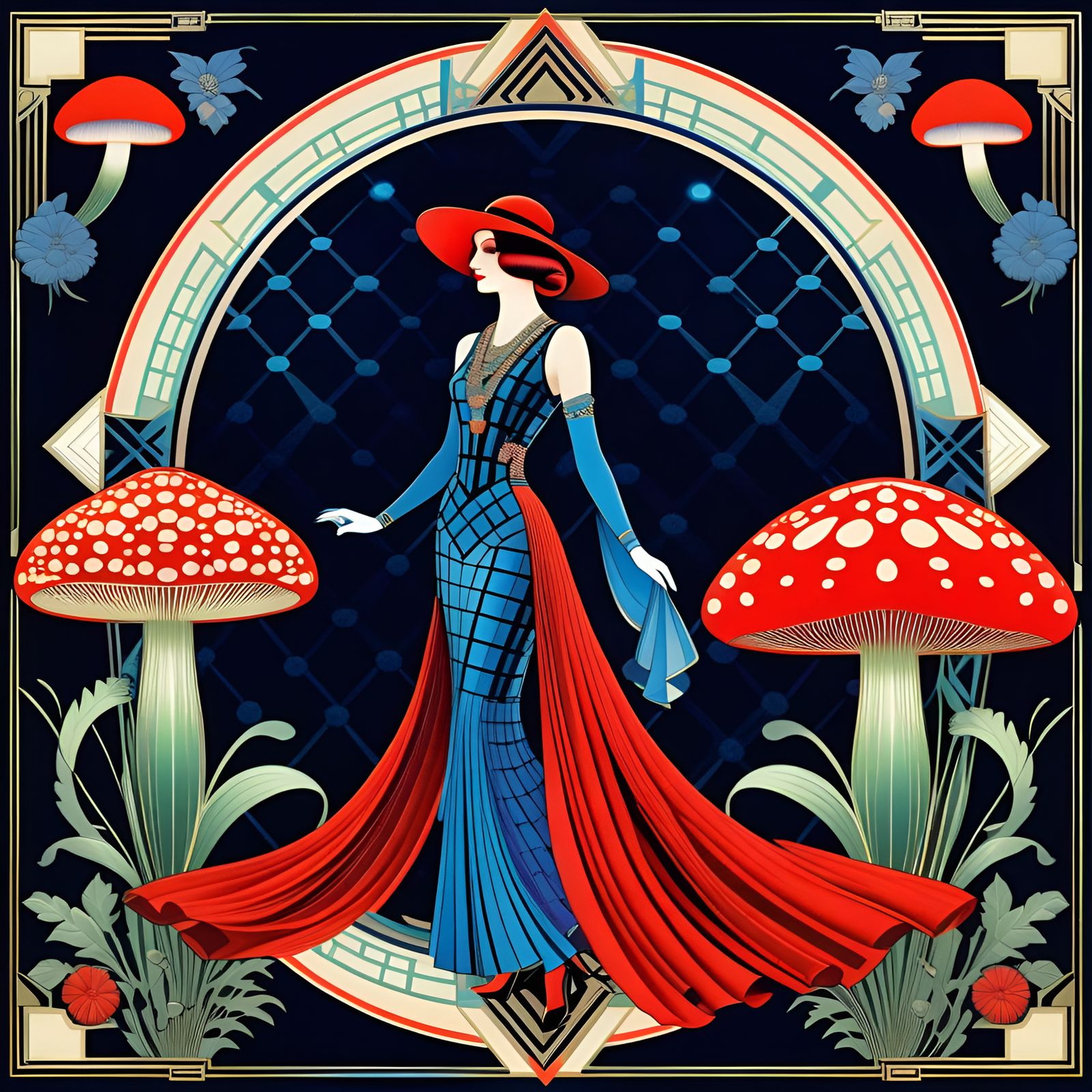 Plaid pattern Art deco Intricate geometry art deco patterns ...