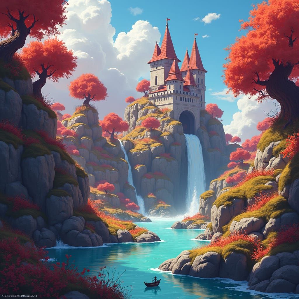 Fantastical Digital Art with Intricate Details