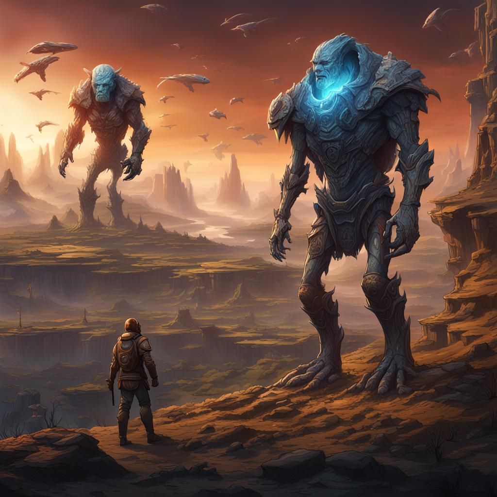 Posthuman Superpowers: Speculative Evolution Concept Art