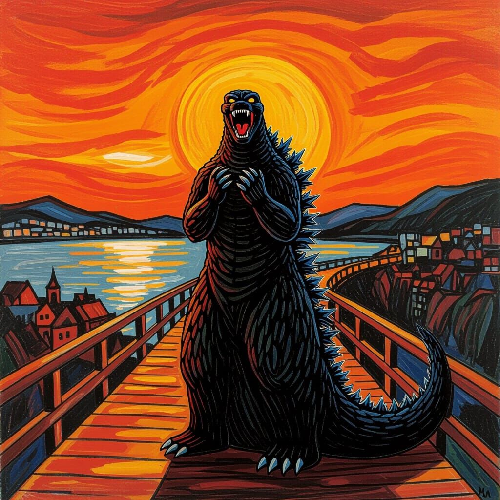 Godzilla's Scream: An Expressionist Nightmare