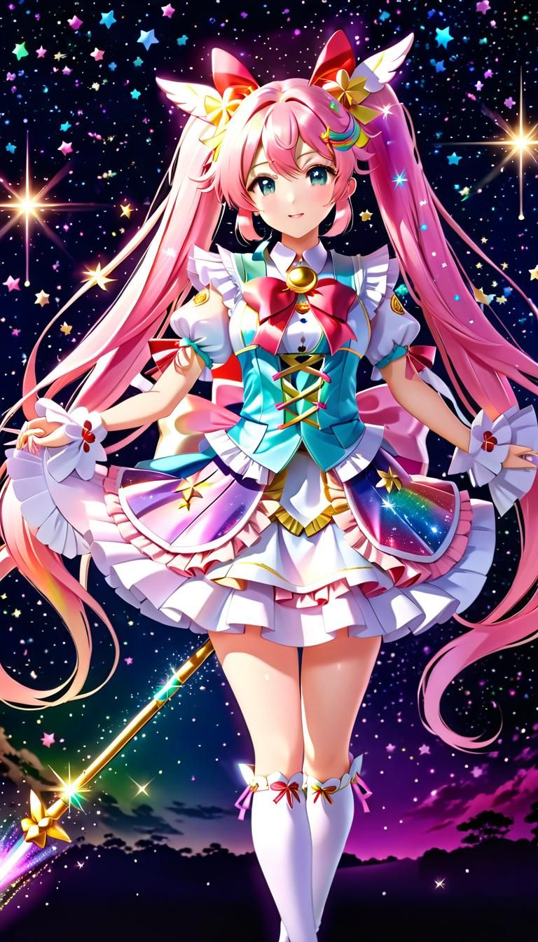 Magical Girl Transformation: Anime Style J-Pop Idol