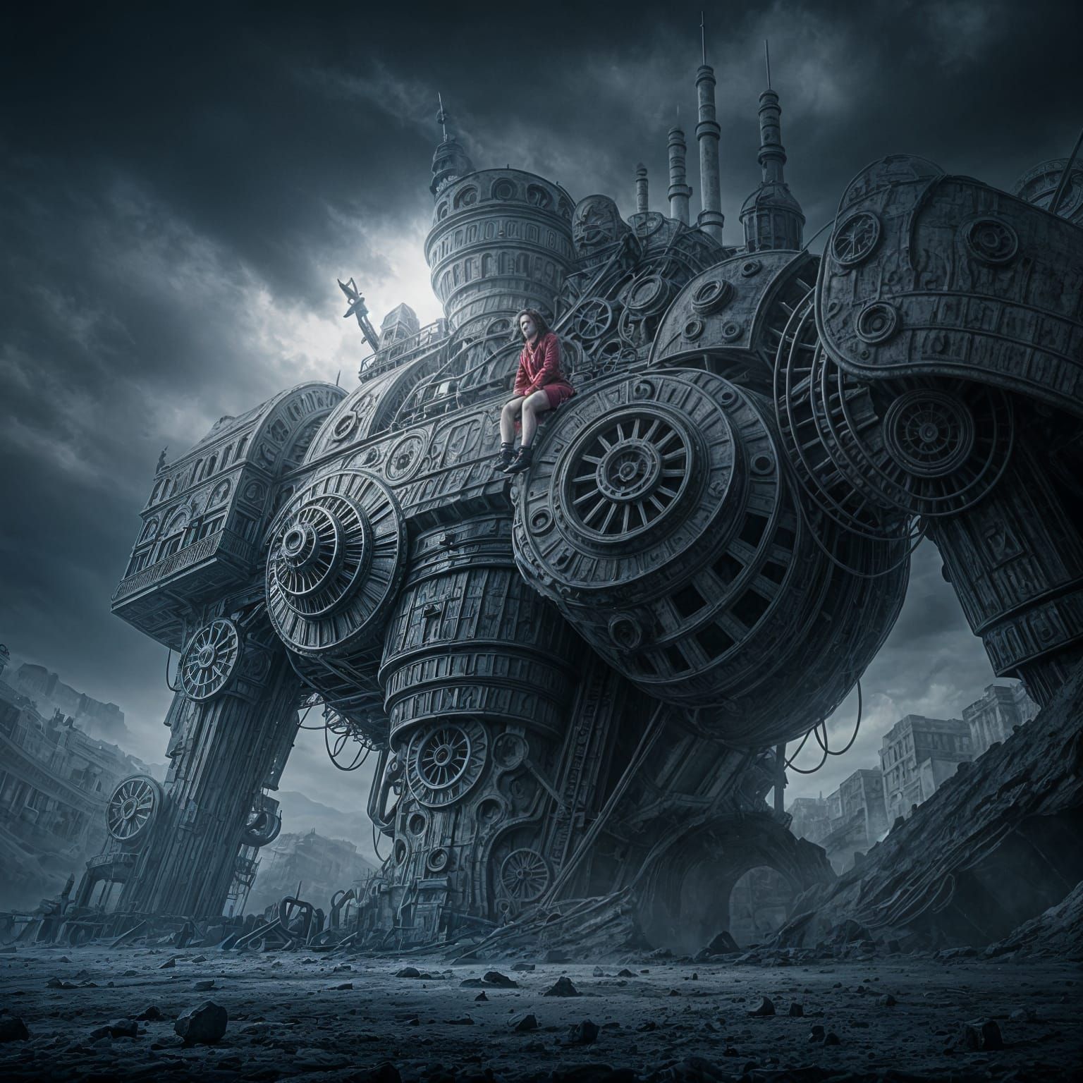 Dramatic AI Generated Image