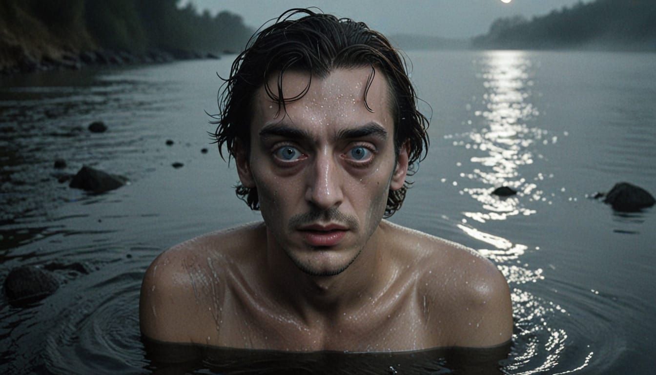 Ethereal Horror in Chiaroscuro Lighting