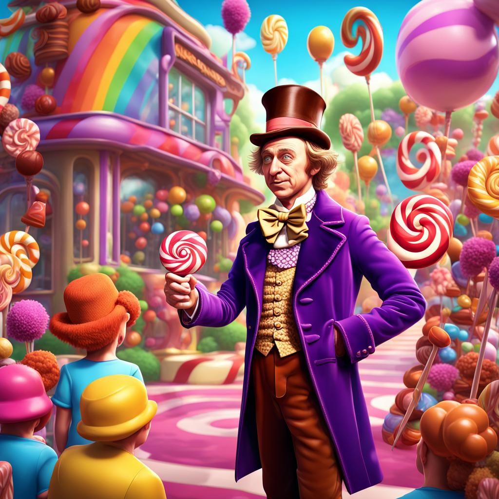 Willy Wonka's Whimsical Candyland Adventure