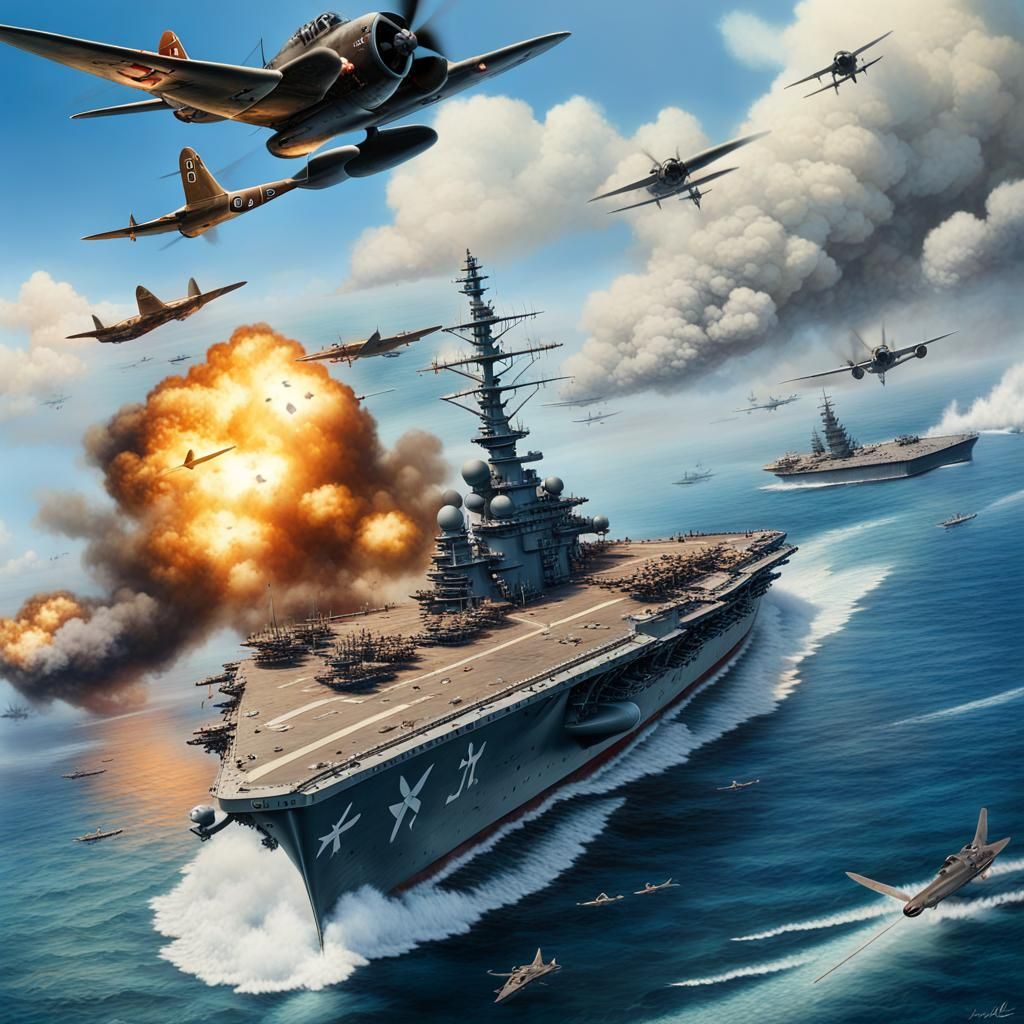 Battle of Midway: Aerial Warfare in Hyperreal Detail