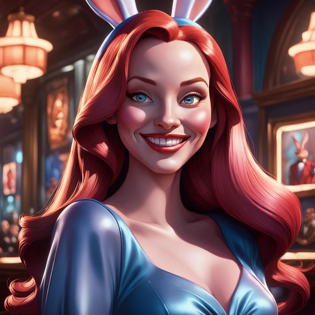 Jessica Rabbit and Roger Rabbit Portrait