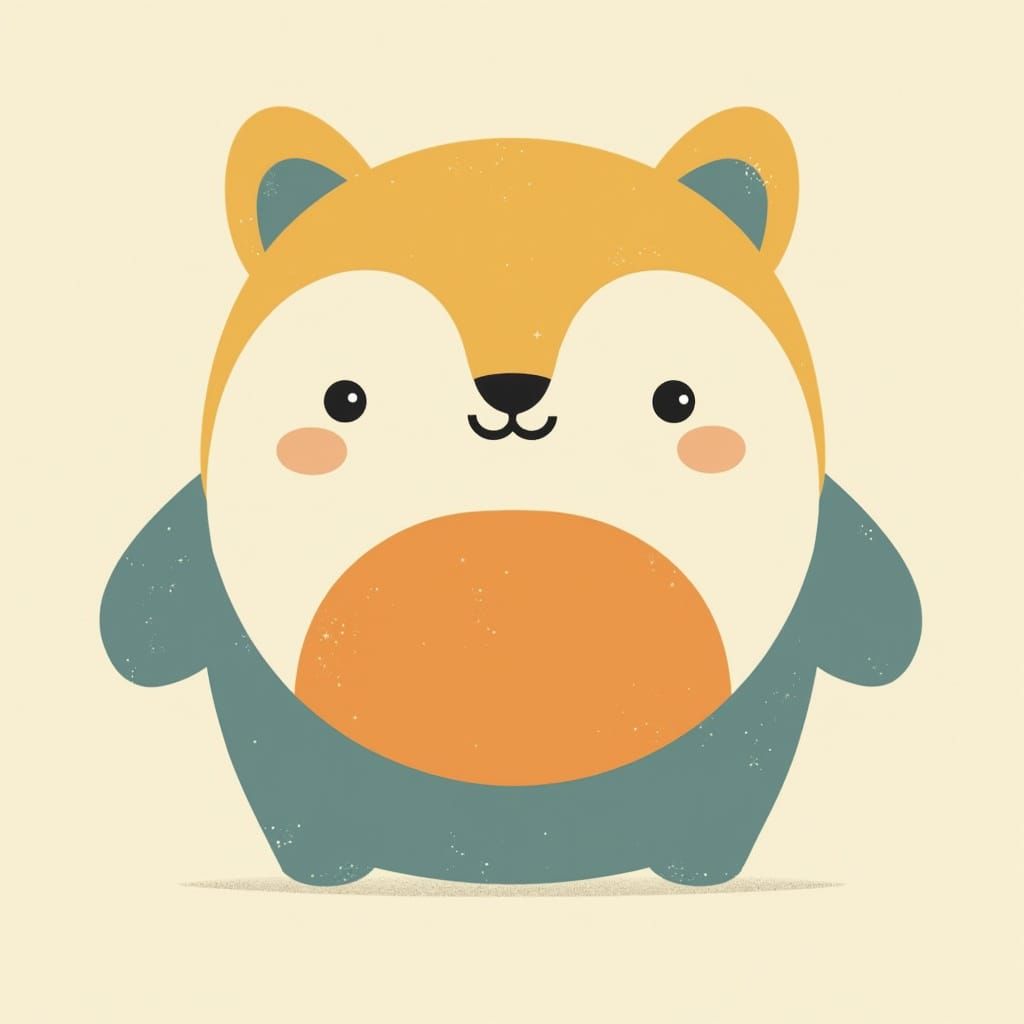 Vibrant Connection Planet Logo in Stylized Style