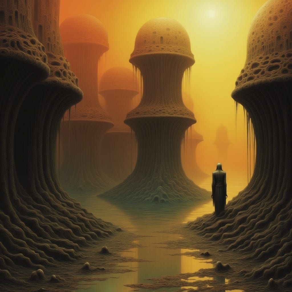 Steel and Fire: A Puzzling AI Creation