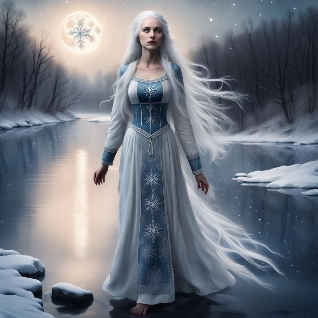 Marzanna: Slavic Goddess of Winter and Ice