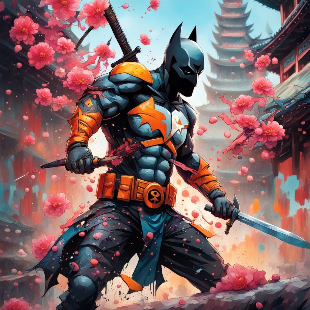Concept chinese style deathstroke/batman hybrid