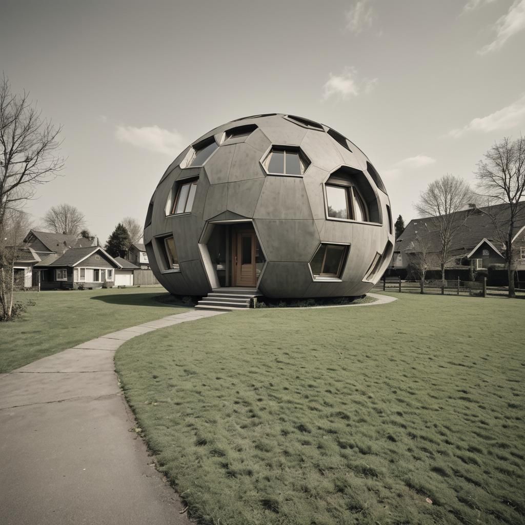 Ball-Shaped House: Unique AI Architecture