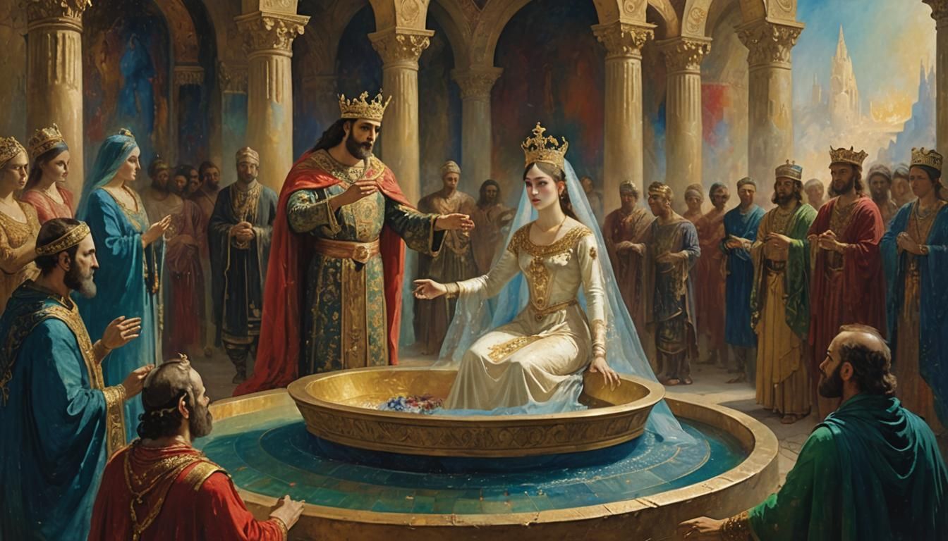 Salome's Dance Before Herod: Symbolist Art in Golden Light