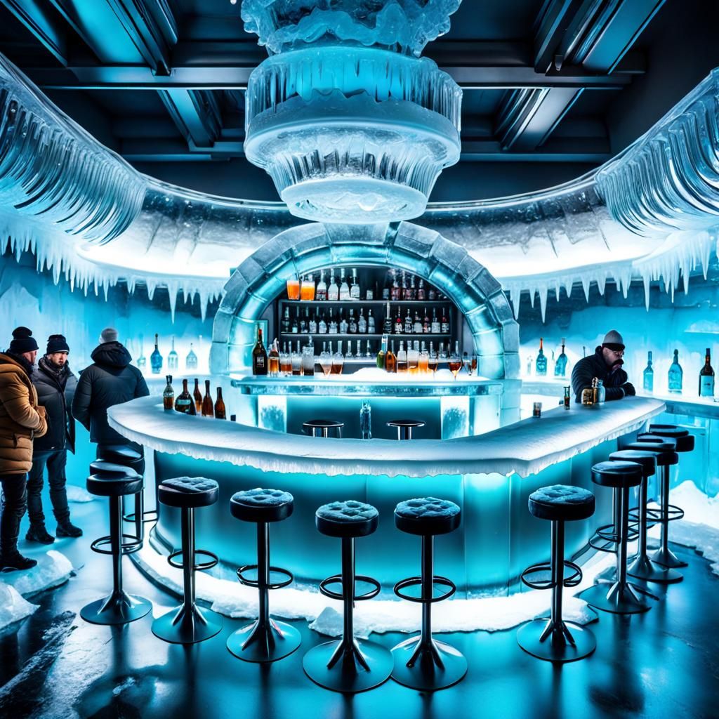 Ice Bar! 🧊 🥶 ❄️