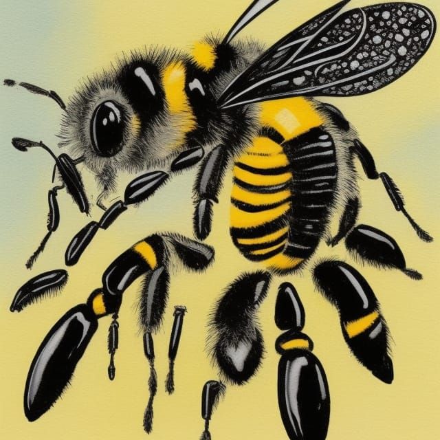 Cyborg Bee: A Fusion of Nature and Technology