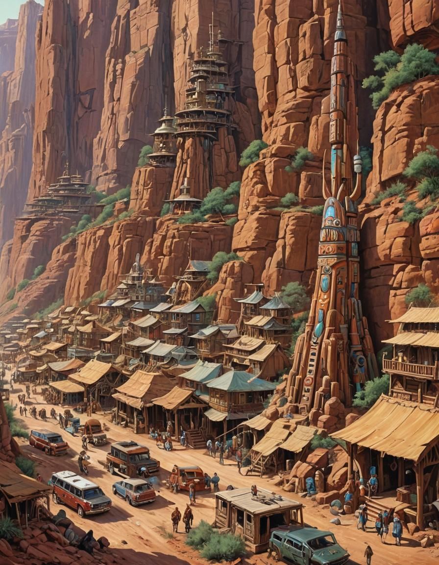 Post apocalyptic settlement