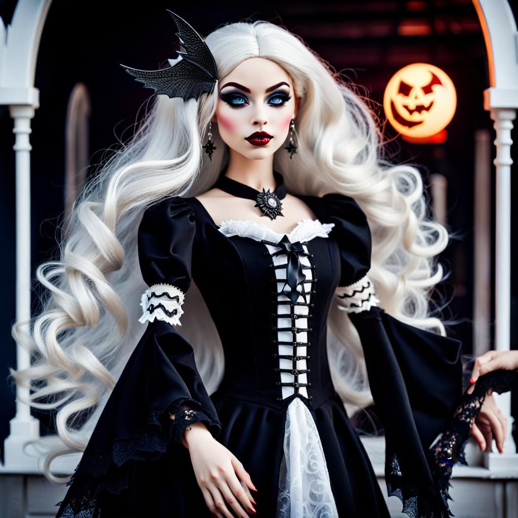 Realistic Gothic Beauty Doll