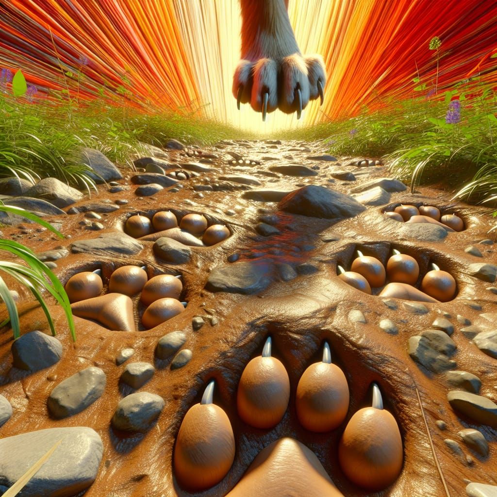 Lion's Cave: Forest Floor Mystery in Vintage Style