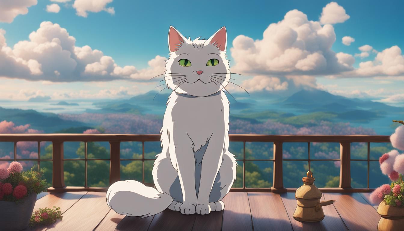 Cat as Howl's Moving Castle Prince