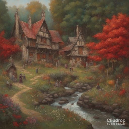 Hanzel und Gretyl AI Art