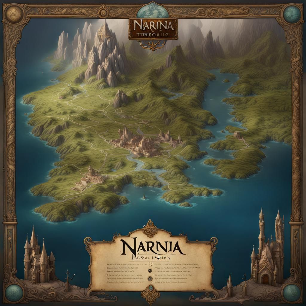 MAP of narnia