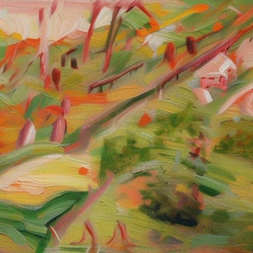 Psychedelic Clowns and Jesters on a Beach