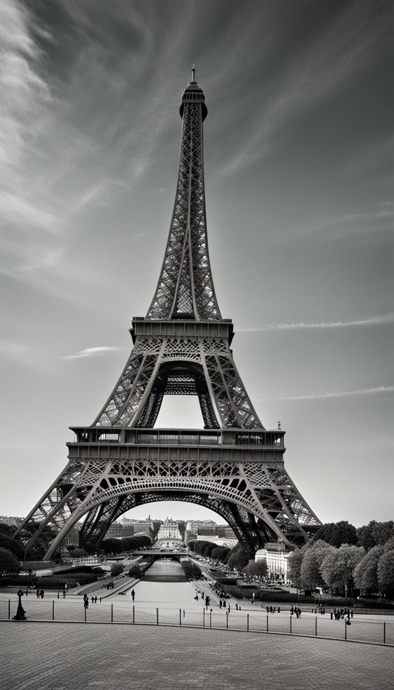 Eiffel Tower Image Generated by AI