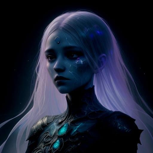 Ethereal Ghost in Forgotten Digital Realm: Hyperrealistic Ar...