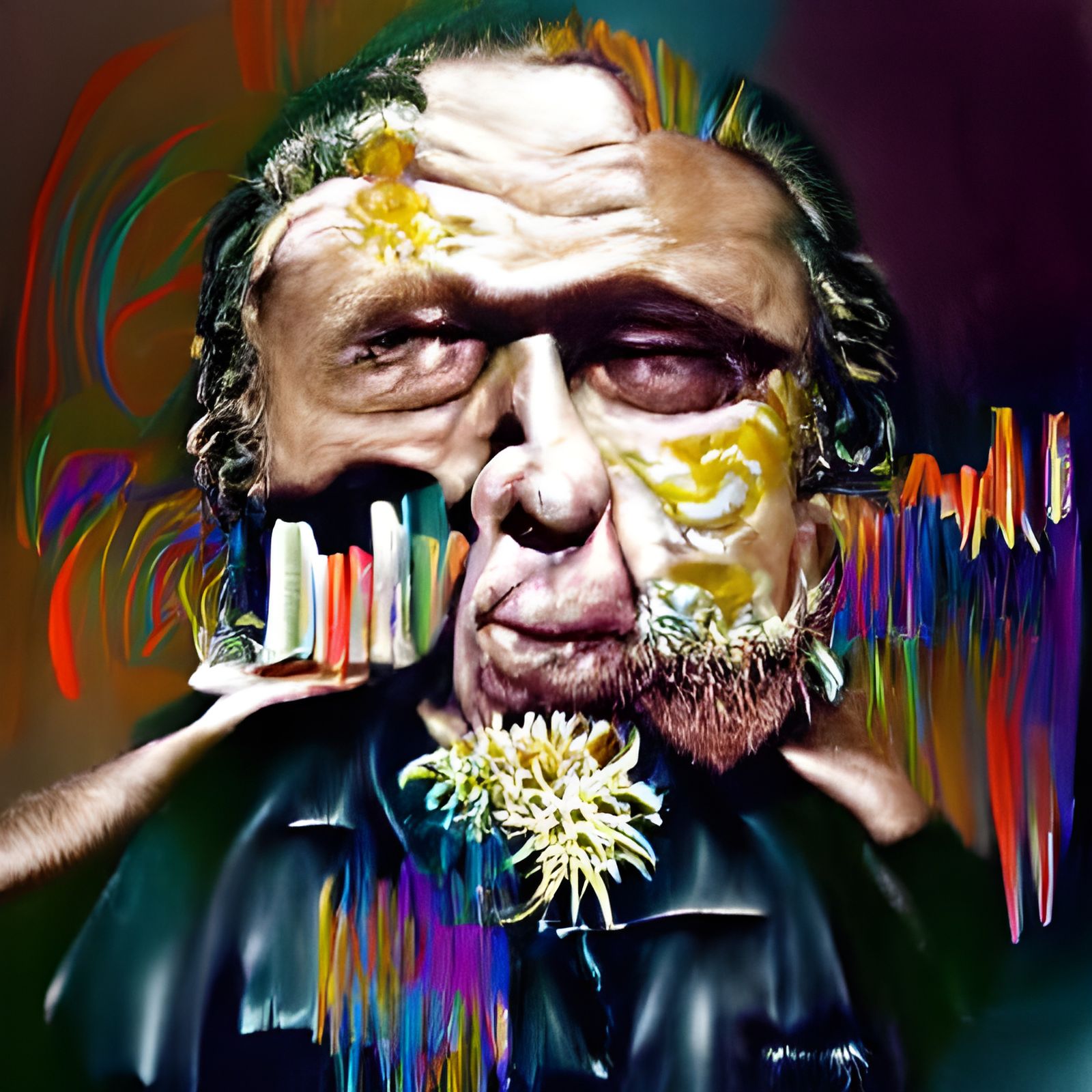 Dark Academia Artwork in Hyperdetailed Synesthesia Style