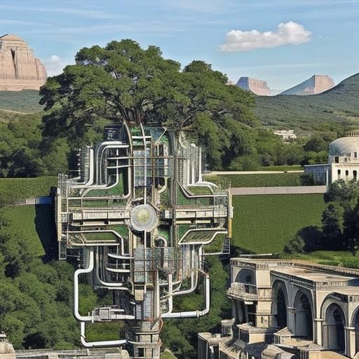 Retrofuturistic Matrix Code in Multicolor