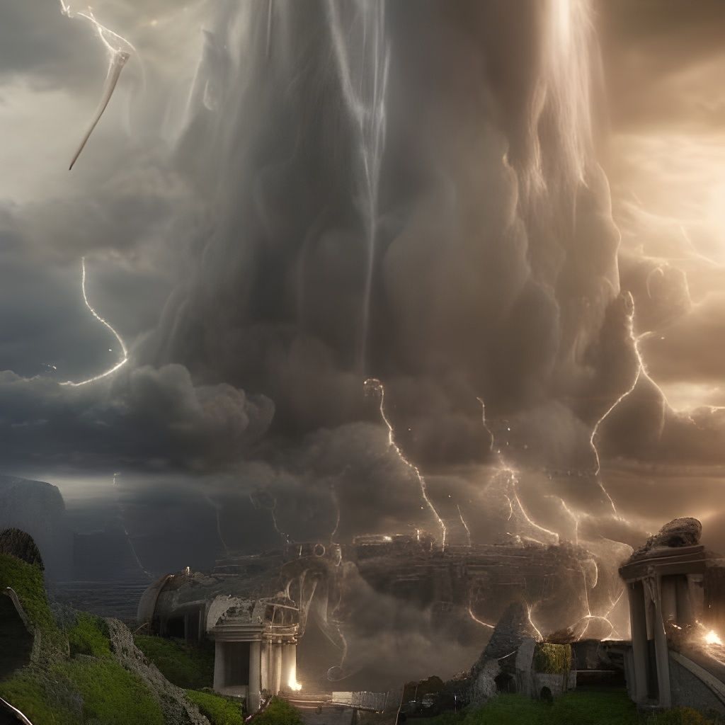 Epic Digital Painting of Thor