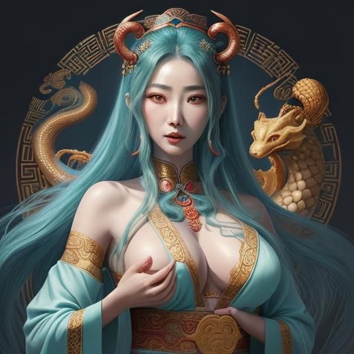 In ancient Chinese mythology, Nuwa is the Mother Goddess