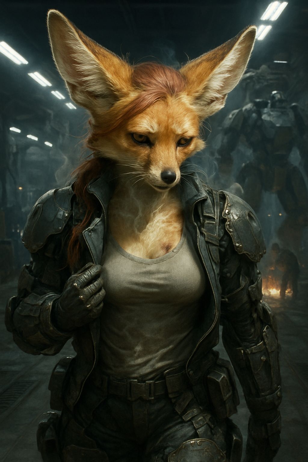 Heroic Fennec Fox Pilot Reveals Her Furry Form