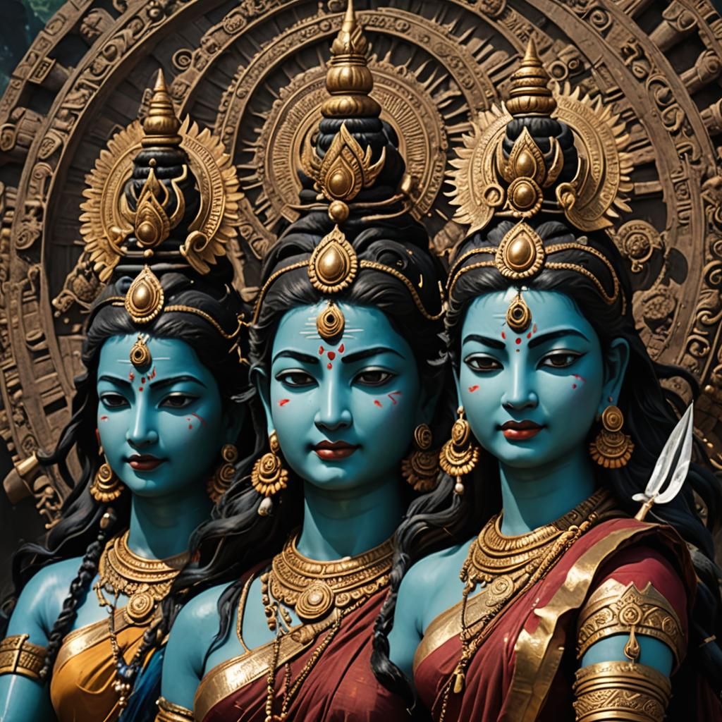 drei indische Frauen