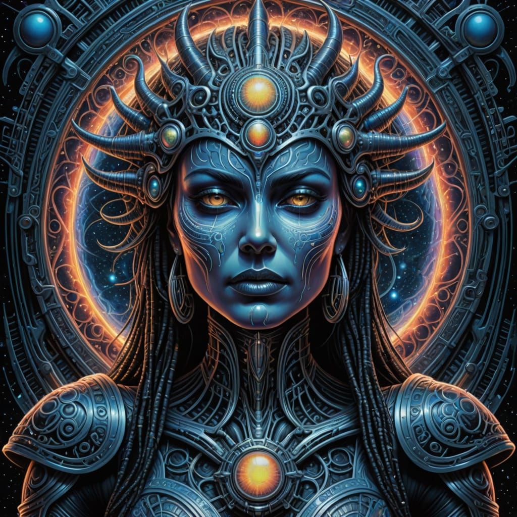 Ethereal Warrior in Celestial Armor