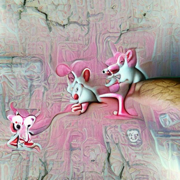 Pinky and the Brain AI Render