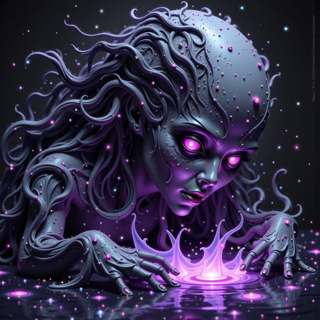 Ethereal Ghoul Submerged in Molten Starlight