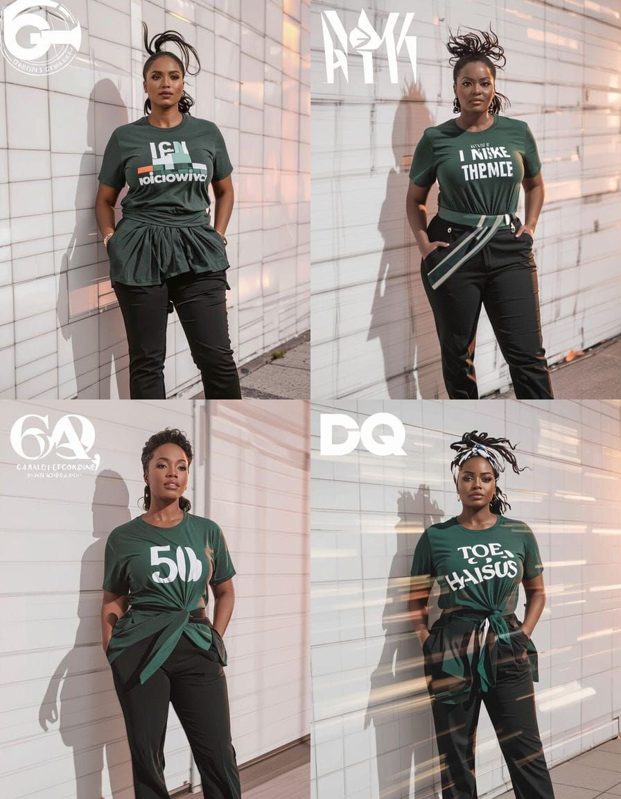 Confident Woman Walking in Golden Hour Light