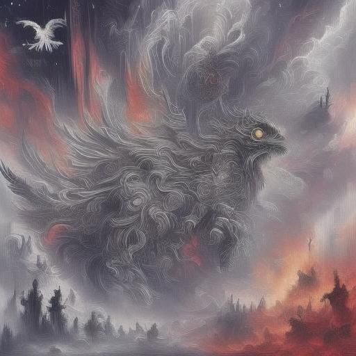 Eerie Dark Swamp City in a Spooky Style